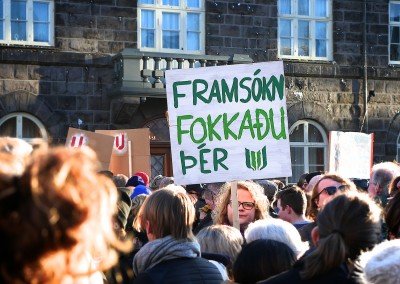 ICELAND PROTEST 2016